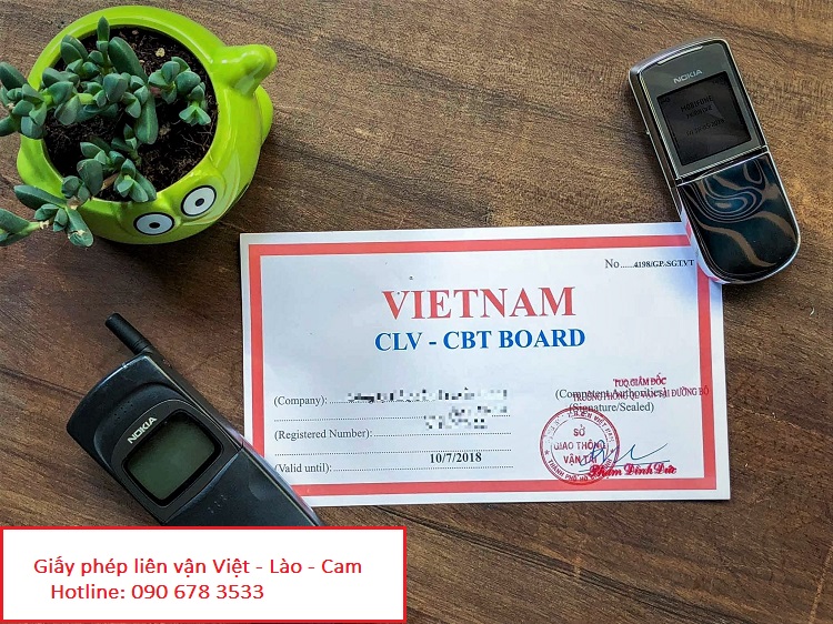 Giấy phép liên vận Campuchia