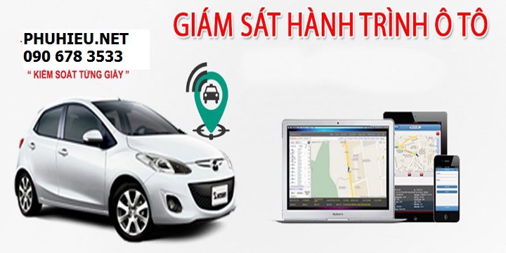 Gắn định vị ô tô cho xe ô tô chạy Grab