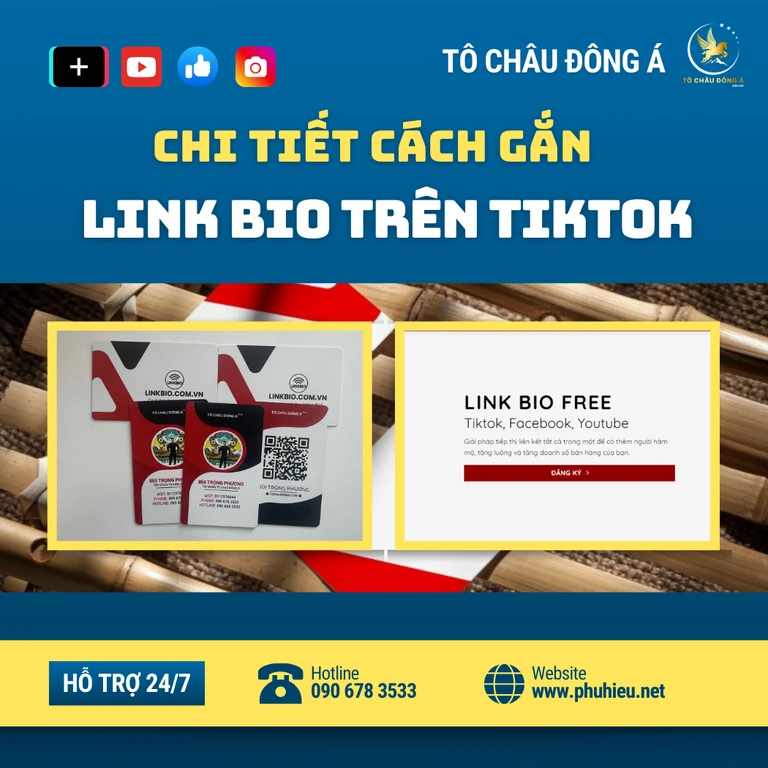 Chi tiết cách gắn link bio trên TikTok