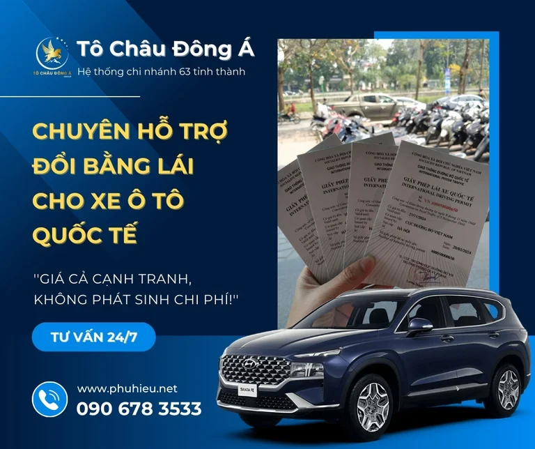 Dịch vụ đổi bằng lái xe ô tô quốc tế tại Hồ Chí Minh