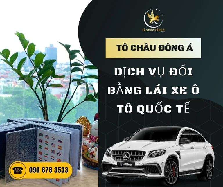 Dịch vụ đổi bằng lái xe ô tô quốc tế