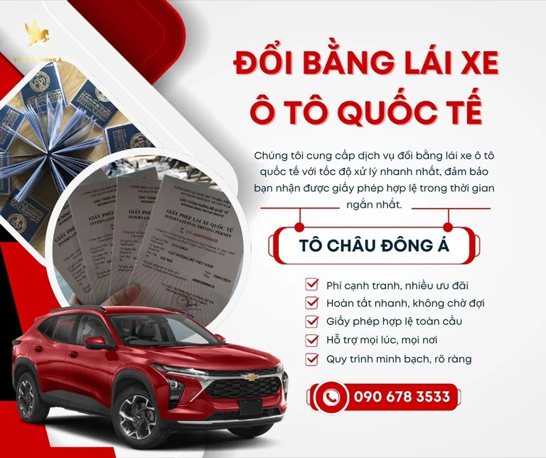 Quy trình đổi bằng lái xe quốc tế tại Vũng Tàu đơn giản và nhanh chóng