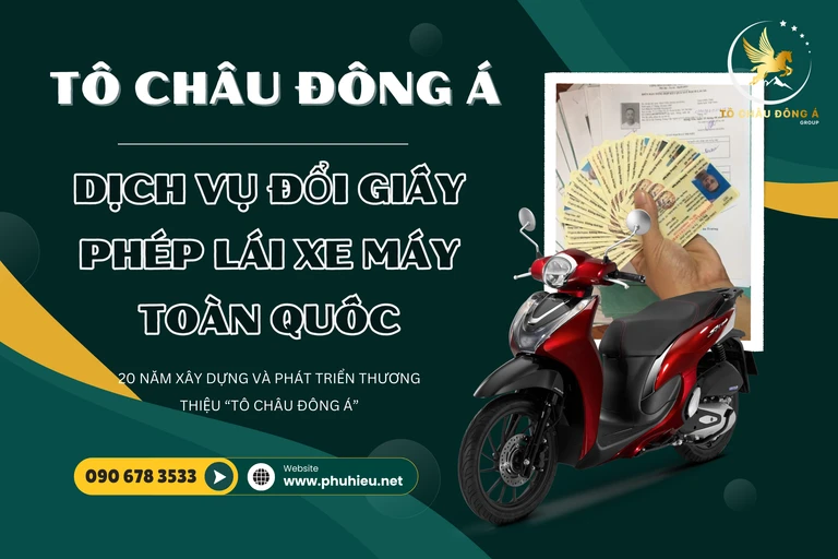 Đổi giấy phép lái xe máy tại Bắc Giang