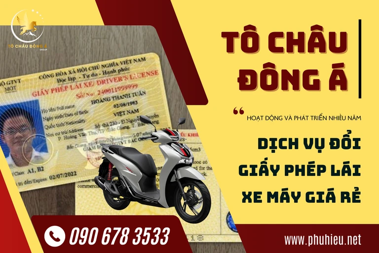 Đổi giấy phép lái xe máy tại Bắc Giang