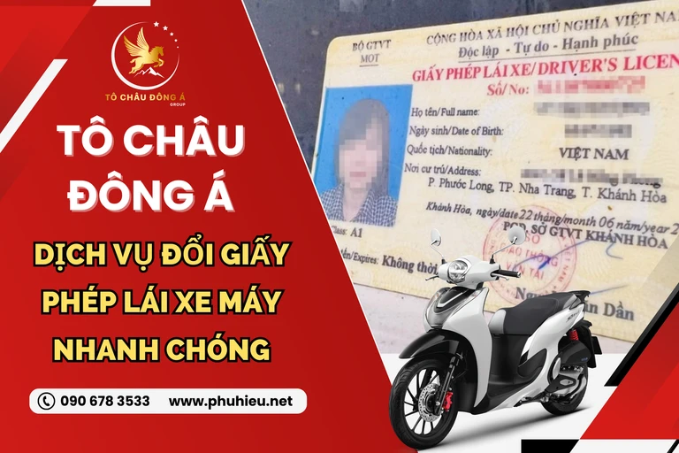 Đổi giấy phép lái xe máy tại Đà Nẵng