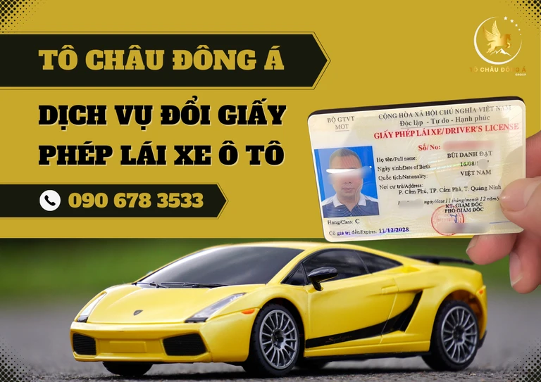 Dịch vụ đổi giấy phép lái xe ô tô tại Bắc Giang