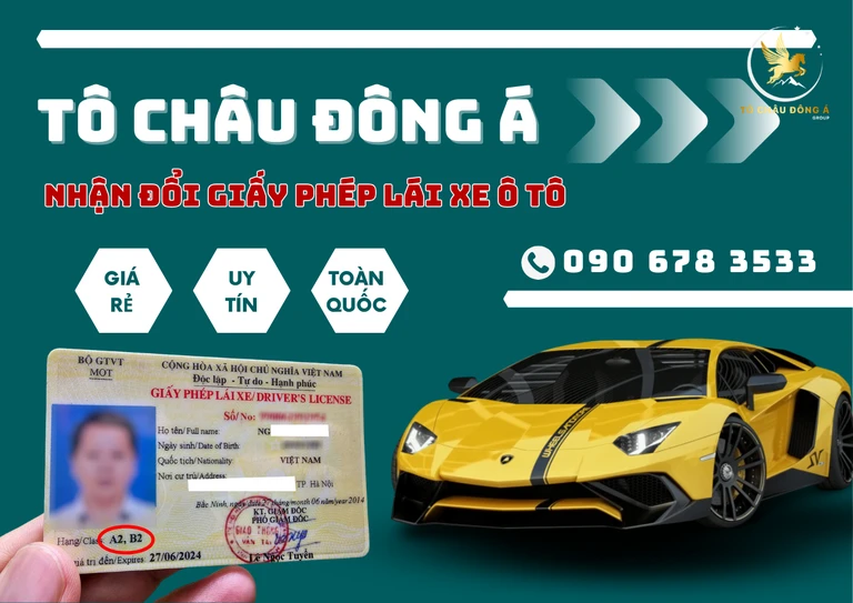 Đổi giấy phép lái xe ô tô tại Bắc Giang