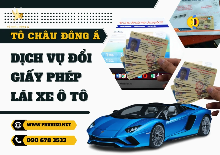 Dịch vụ đổi giấy phép lái xe ô tô tại Bình Định