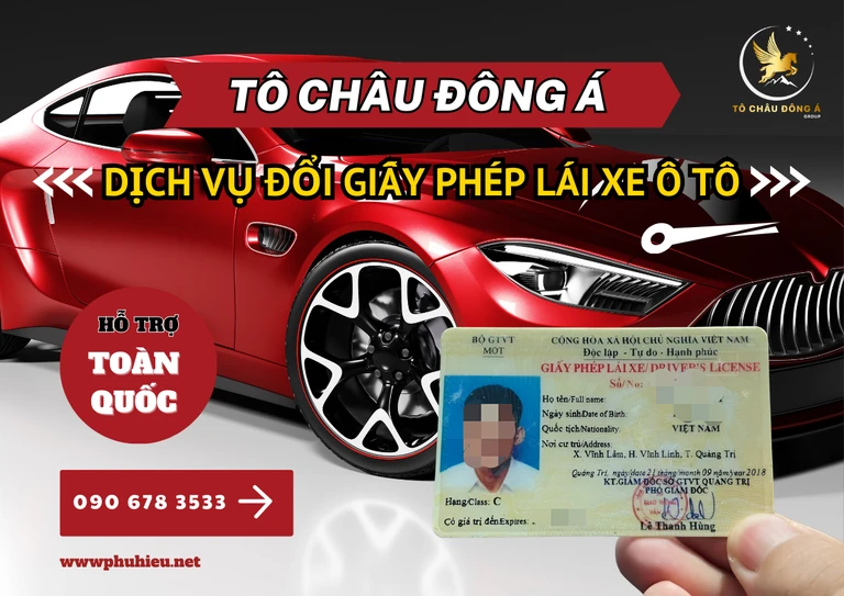 Đổi giấy phép lái xe ô tô tại Bình Định