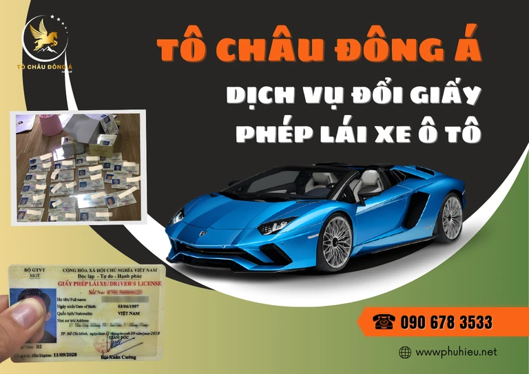 Đổi giấy phép lái xe ô tô Bình Định
