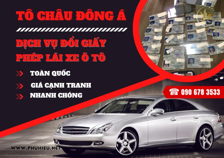 Dịch vụ đổi giấy phép lái xe ô tô tại Đà Nẵng