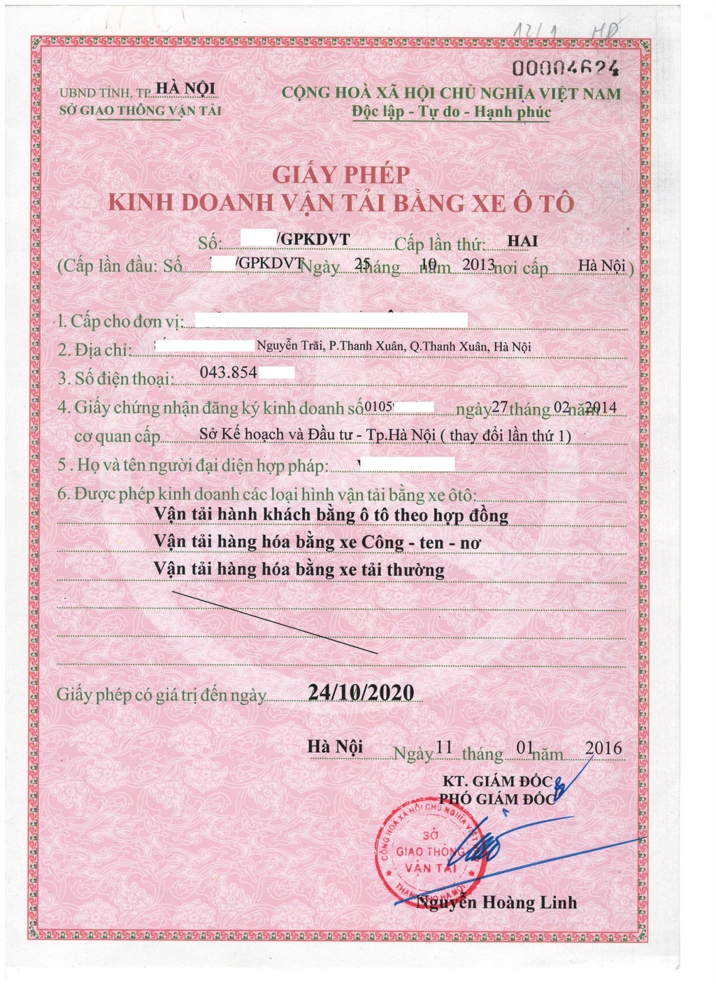 giay phep kinh doanh van tai tai ha noi