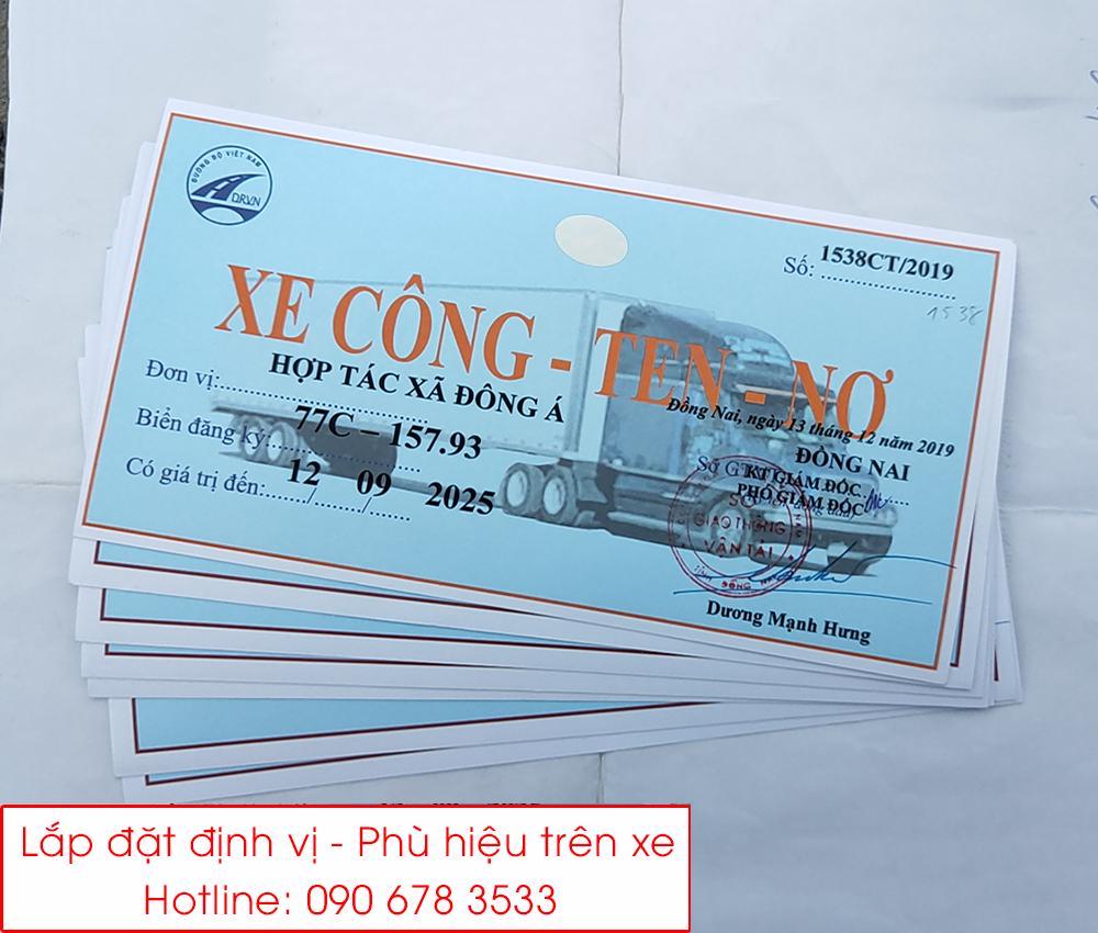 Htx Đông Á chuyên làm phù hiệu xe tải nhanh nhất, hiệu quả nhất tại Bình Định . Liên hệ 090 678 3533