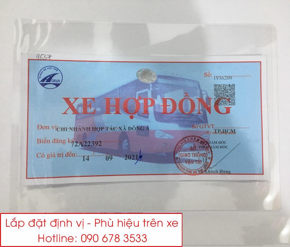 Dịch vụ làm phù hiệu xe hợp đồng giá rẻ