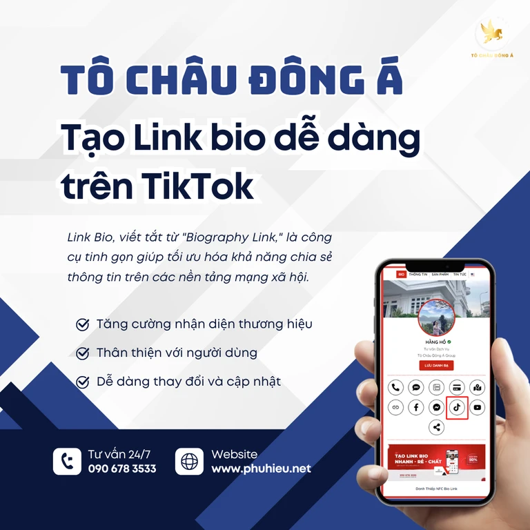 Tạo Link bio dễ dàng trên TikTok