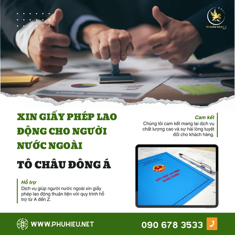 Hỗ trợ xin giấy phép lao động cho người nước ngoài tại Vũng Tàu