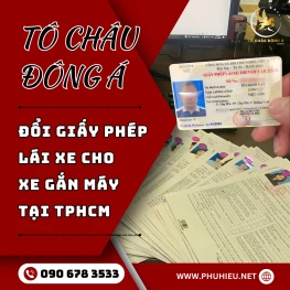 Dịch vụ đổi giấy phép lái xe máy tại TPHCM
