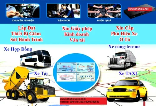 Dịch vụ Làm phù hiệu, lắp đặt thiết bị giám sát hành trình tại Ninh Bình